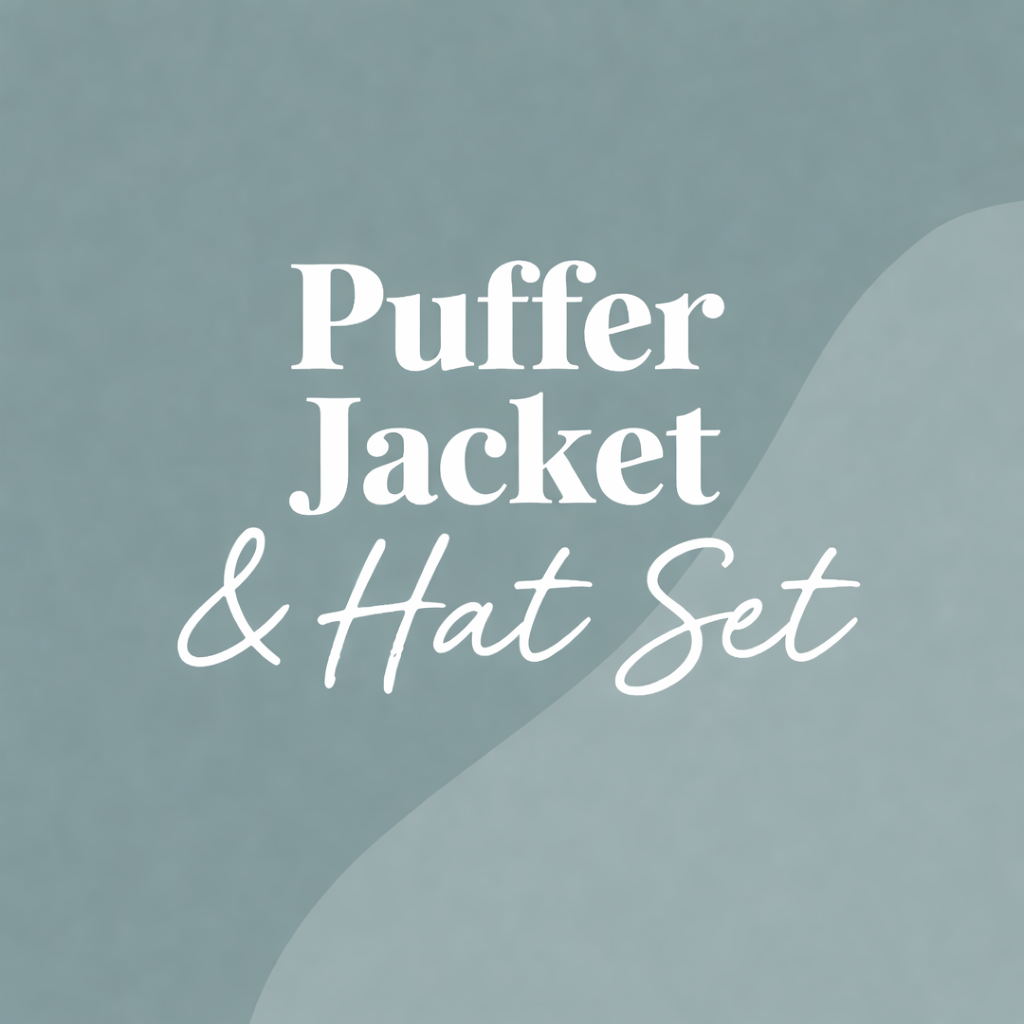 Can Puffer Jacket & Hat Set