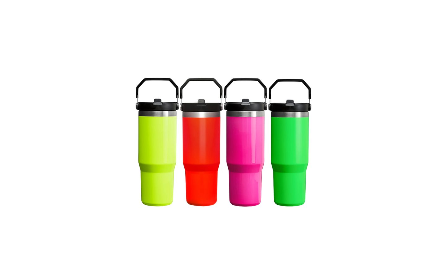 30oz Stainless Top Handle (Neon)