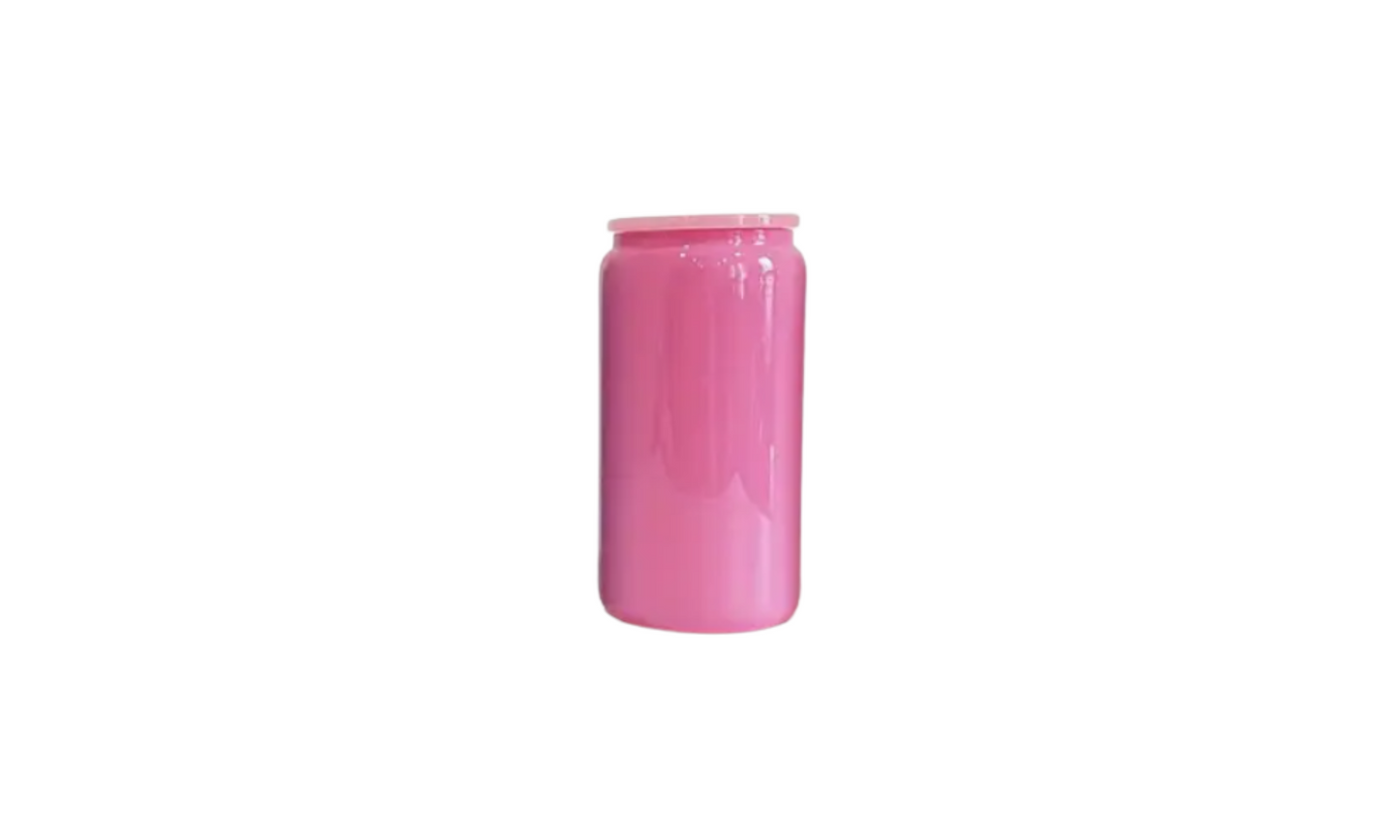 16oz Glass Tumblers Spring Colors