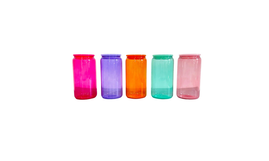 16oz Glass Transparent Tumblers