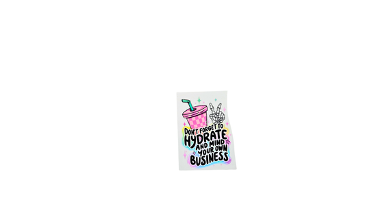 Don't hydrate