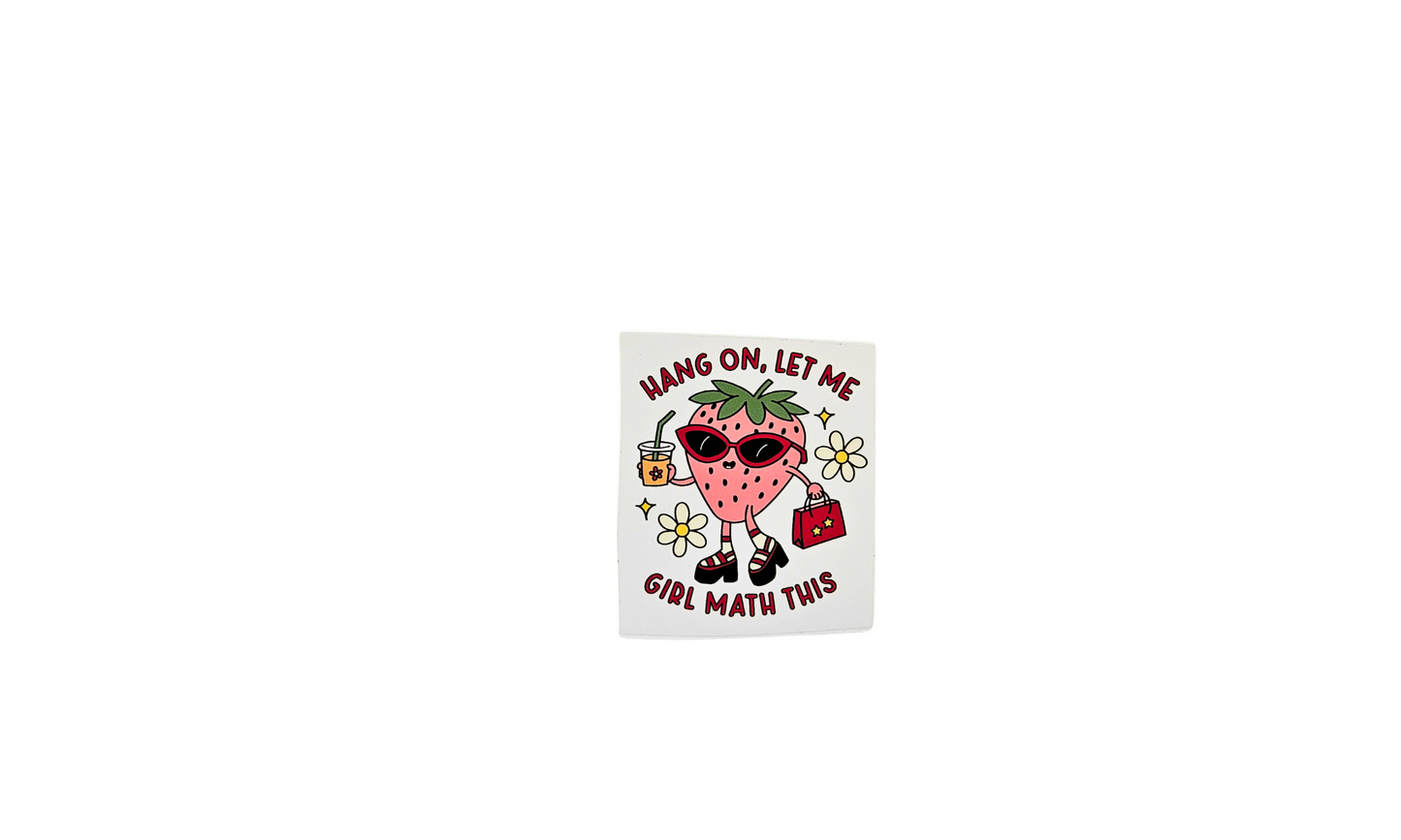 Girl math strawberry