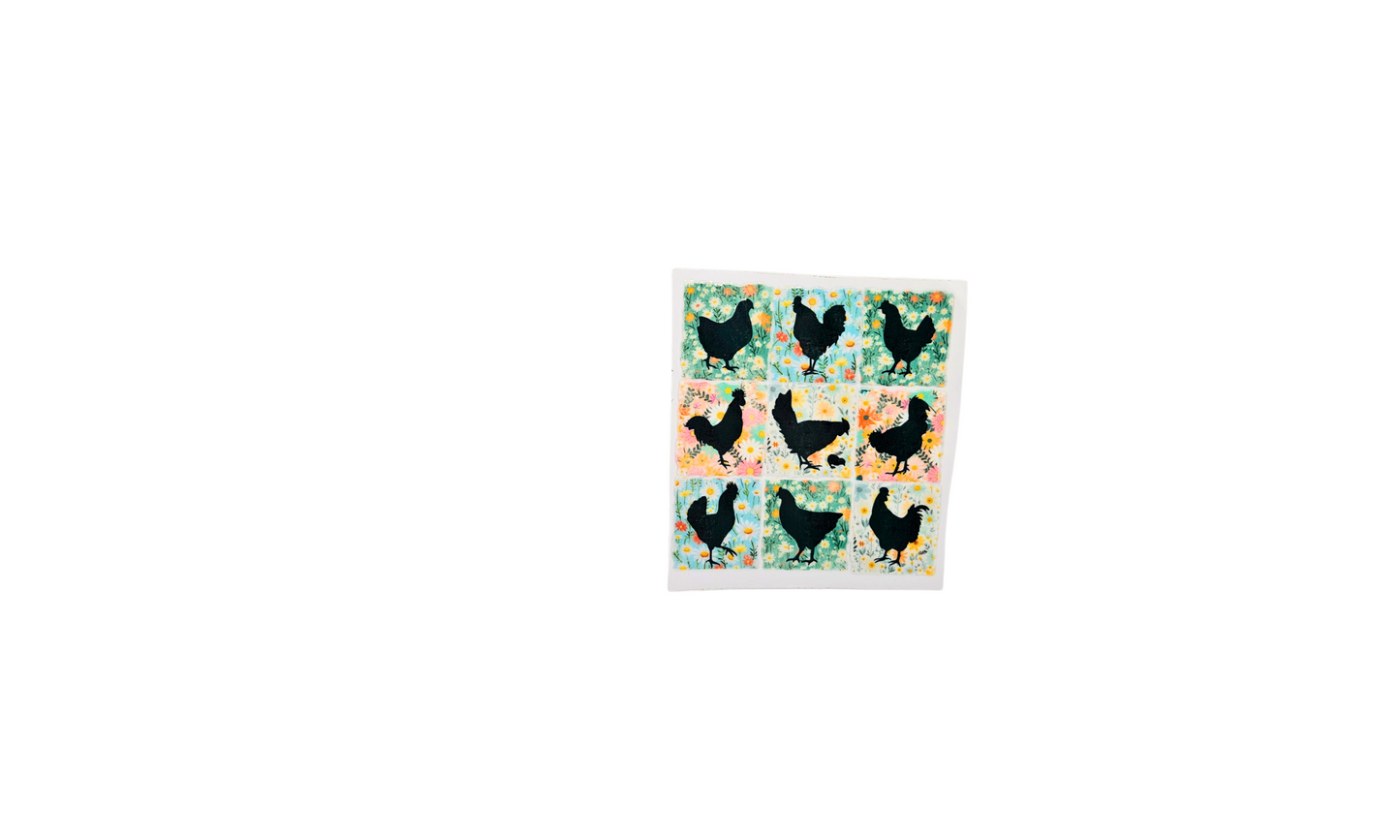 Green chicken