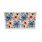 Peach and blue flowers