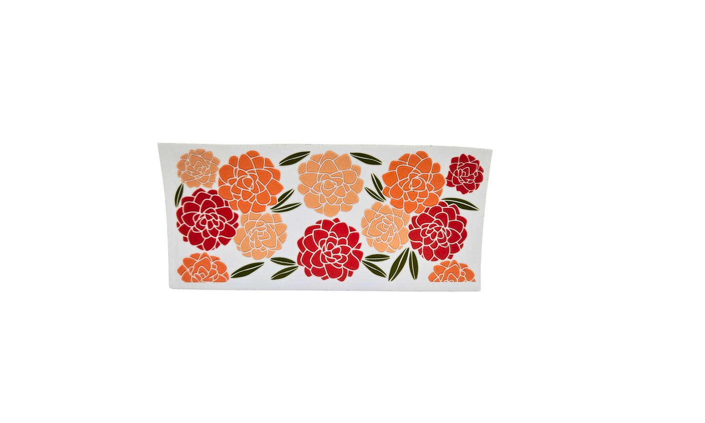 Peach floral