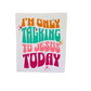 Talking to Jesus decal