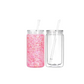 16oz Acrylic Snowglobe Tumbler